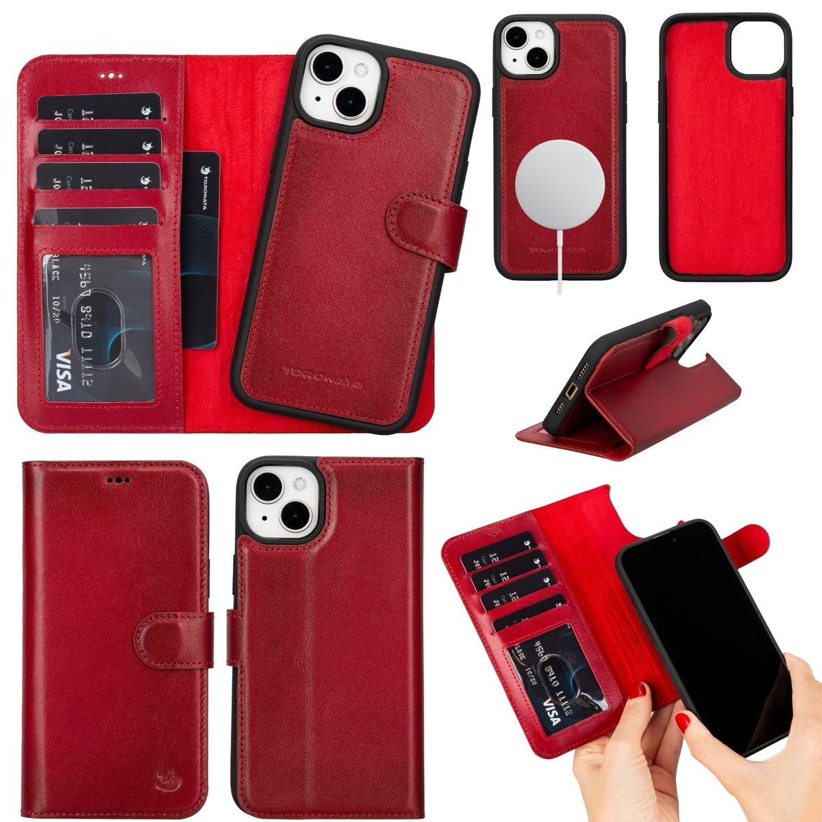 Funda de cuero Casper para iPhone 14 Plus | MagSafe