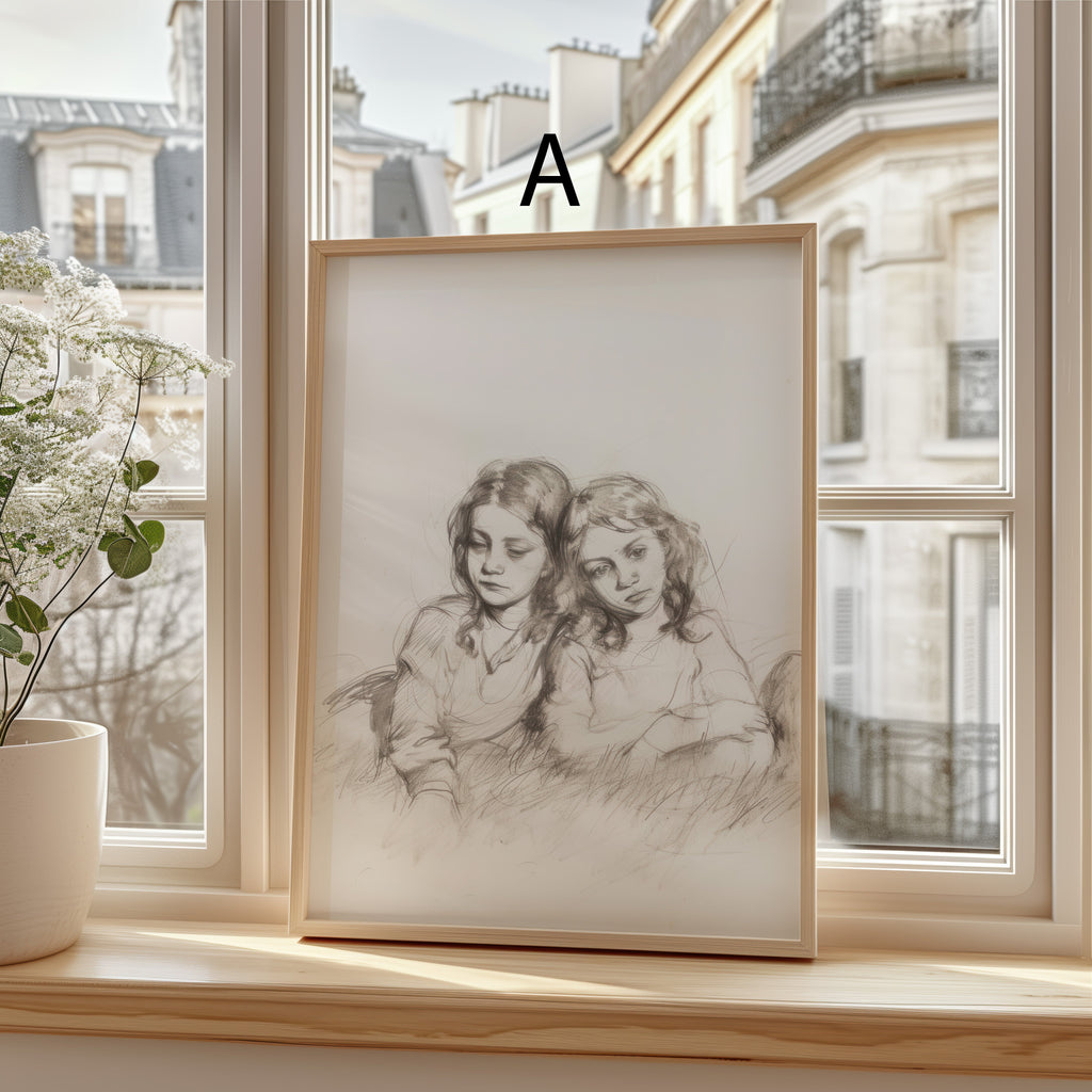 Moderne Vintage Kunst Poster · Geschenkidee · Blumen Porträt Stillleben Klassische Wandkunst · Dekoprint ohne Rahmen-2