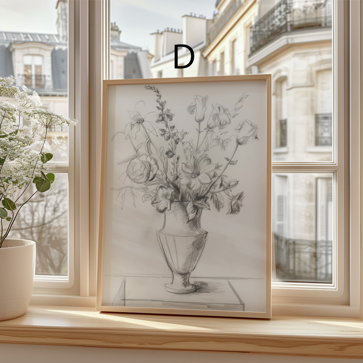 Moderne Vintage Kunst Poster · Geschenkidee · Blumen Porträt Stillleben Klassische Wandkunst · Dekoprint ohne Rahmen-5