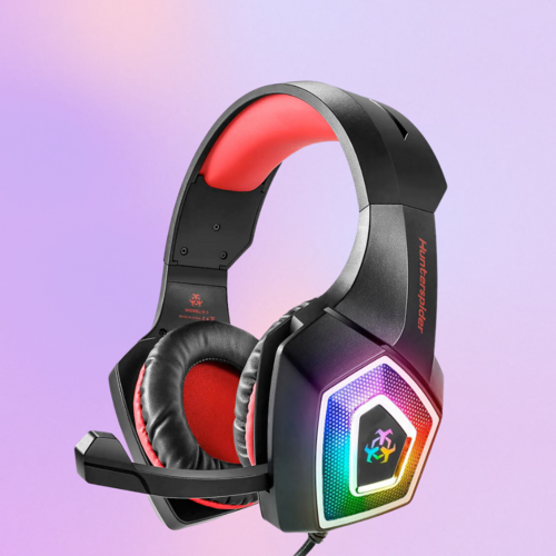 Auriculares para juegos estéreo RGB con micrófono