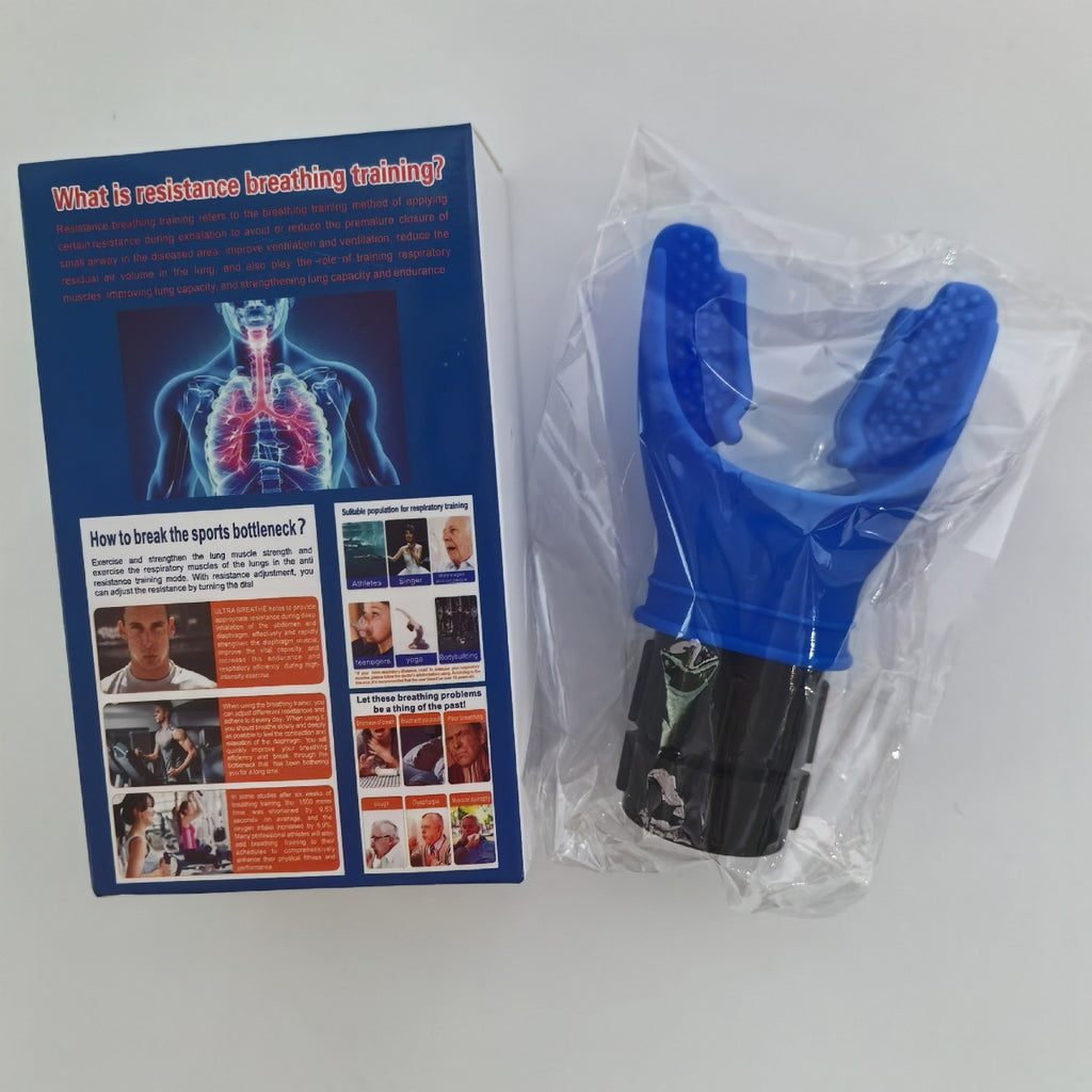 Popular entrenador de capacidad pulmonar tipo boquilla portátil para EPOC, entrenador de respiración para mejorar la función pulmonar, entrenador de ejercicio