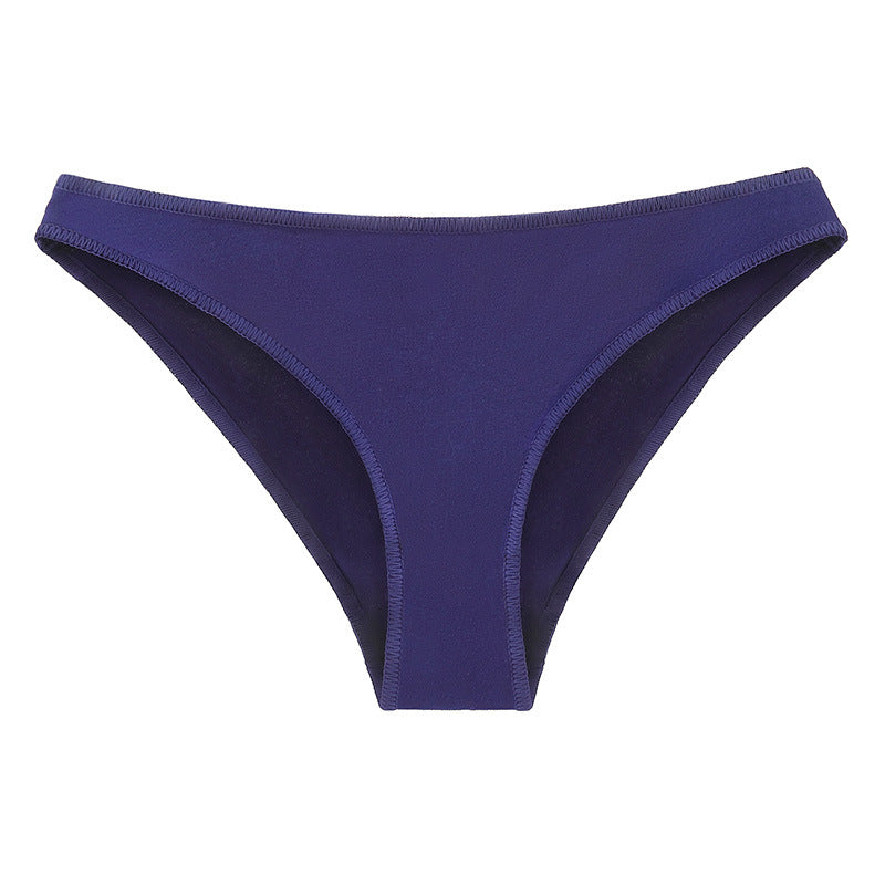 Ropa interior de algodón para mujer, cintura baja, japonesa, talla grande, media cadera, cómoda, agradable para la piel, transpirable, calzoncillos de niña, entrepierna de algodón transpirable