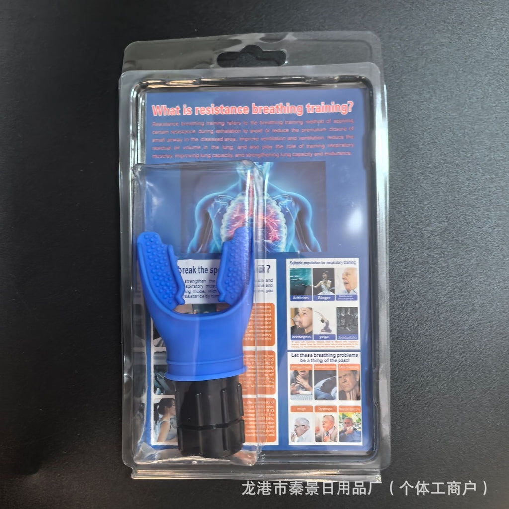 Popular entrenador de capacidad pulmonar tipo boquilla portátil para EPOC, entrenador de respiración para mejorar la función pulmonar, entrenador de ejercicio