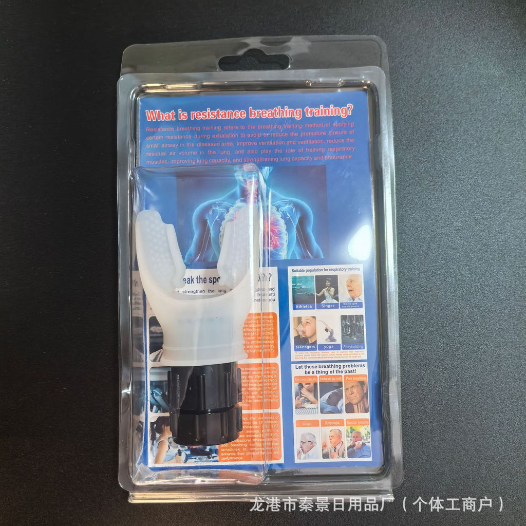 Popular entrenador de capacidad pulmonar tipo boquilla portátil para EPOC, entrenador de respiración para mejorar la función pulmonar, entrenador de ejercicio
