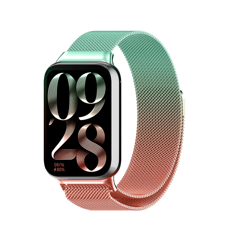 Correa de bucle magnético para Xiaomi Redmi Watch 5/4, pulsera de metal para Xiaomi Band 9 Pro/8pro Correa de repuesto Accesorio