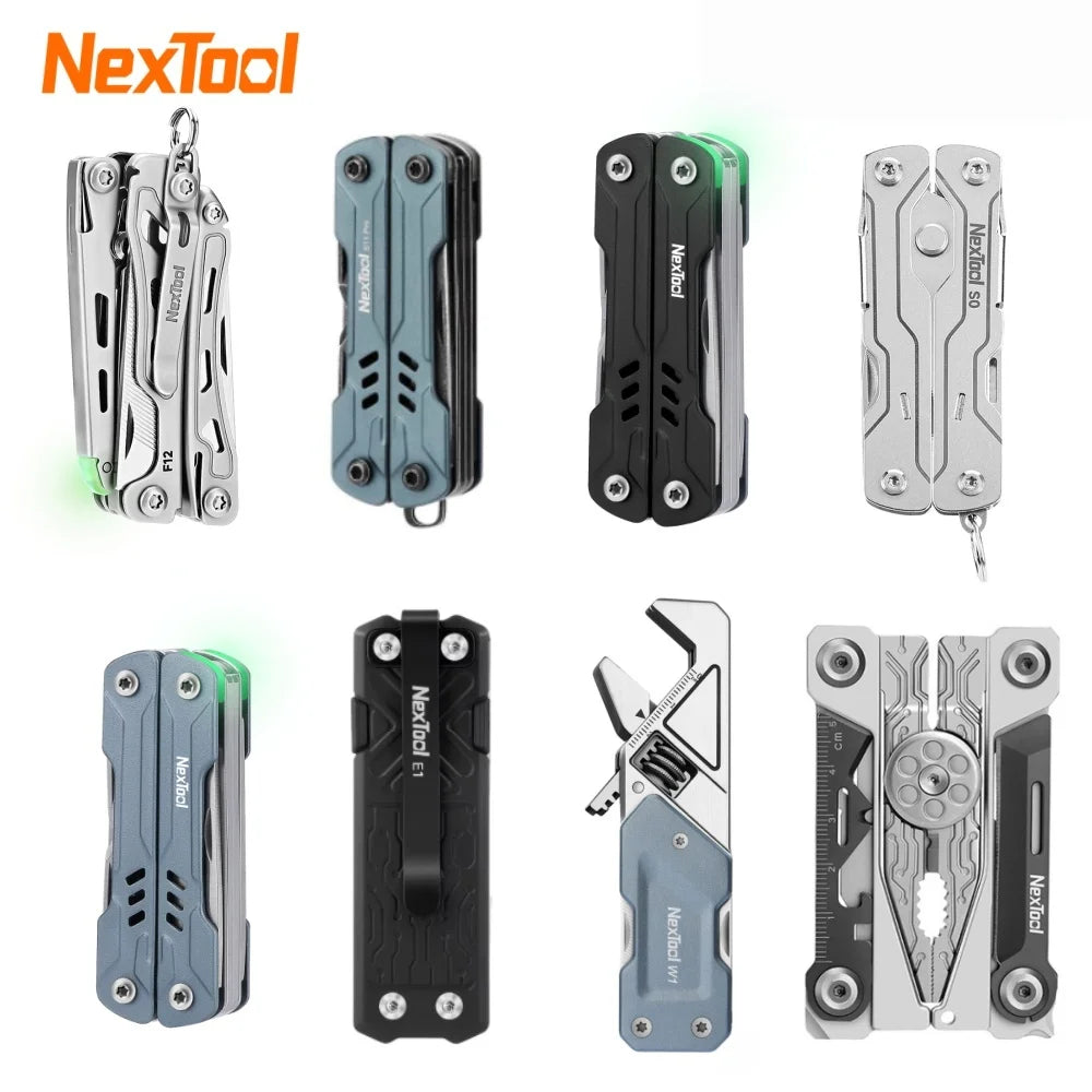 NexTool Multitool Mini Flagship F12 Mini Sailor S0 S11 Pro E1 Llave ajustable W1 W2 Todas las herramientas manuales portátiles EDC Multiherramienta