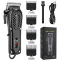 Recortadora de pelo eléctrica Barber para hombres, afeitadora de barba inalámbrica recargable, longitud de pelo, cortapelos eléctrica ajustable, herramienta de recorte
