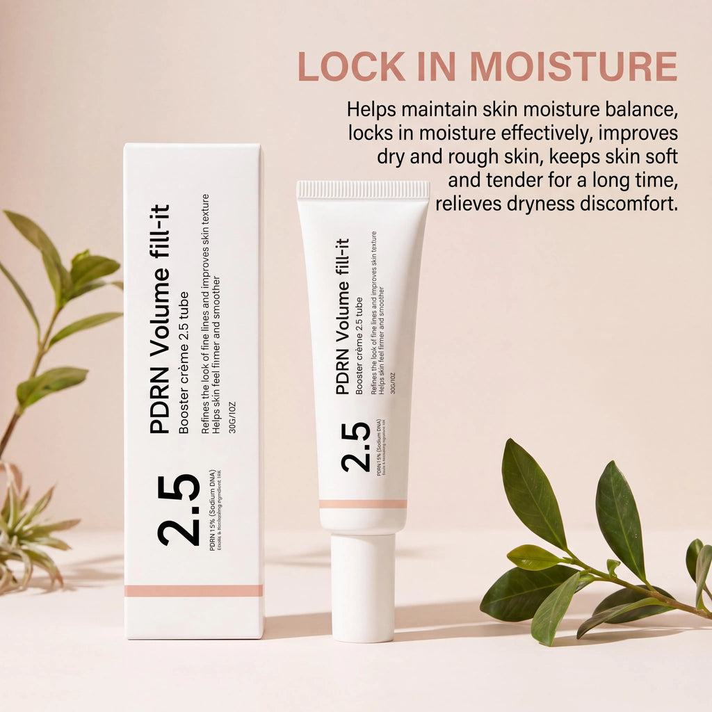 PDRN Volume fill it Crema Booster para la frente, las líneas de la sonrisa y las arrugas de la piel, antienvejecimiento, crema de volumen facial reafirmante, cuidado diario de la piel