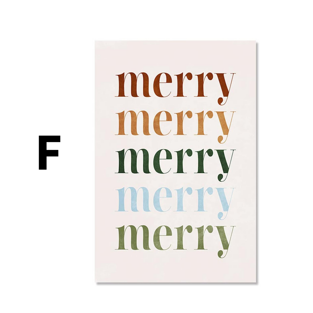 Poster Weihnachtesbaum mit Geschenken als Deko Print ohne Rahmen-7