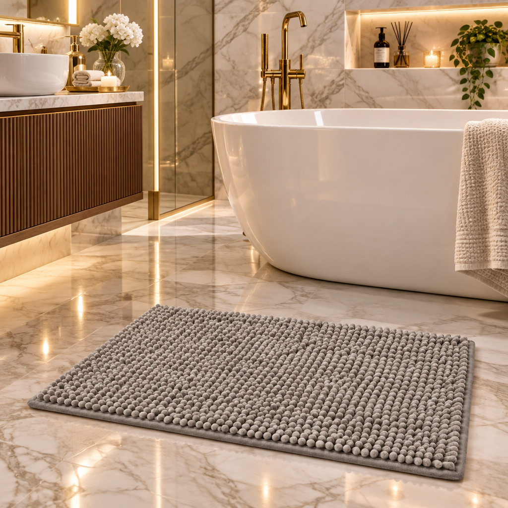 Alfombra de baño de chenilla