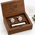 Caja de gemelos de madera personalizados