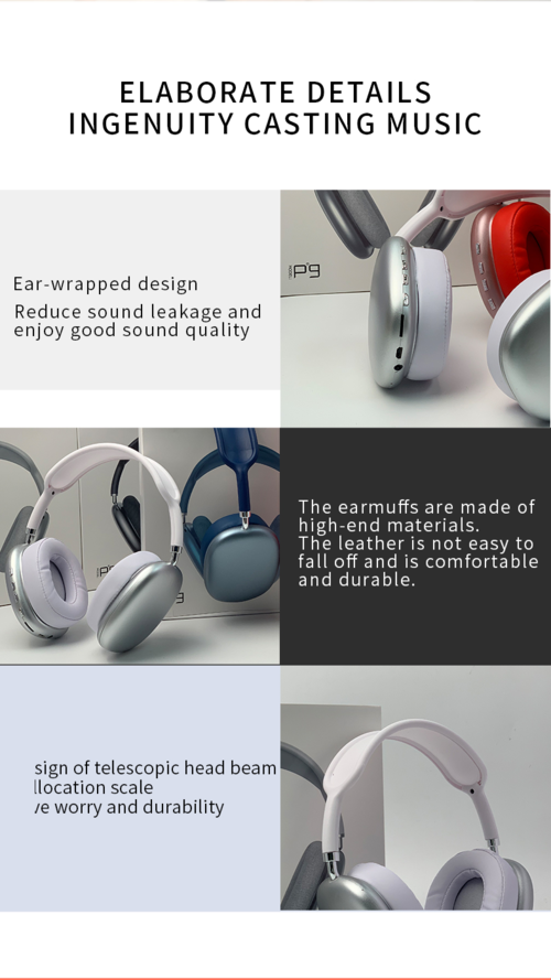 2021 Nuevos auriculares inalámbricos Auriculares estéreo HIFI Bluetooth