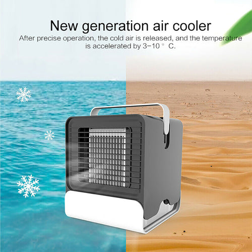 Acondicionador de aire USB Mini Negative Ion Cool Fan