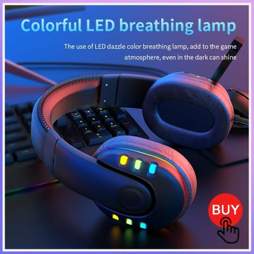 LED Wired Stereo Gaming Headset